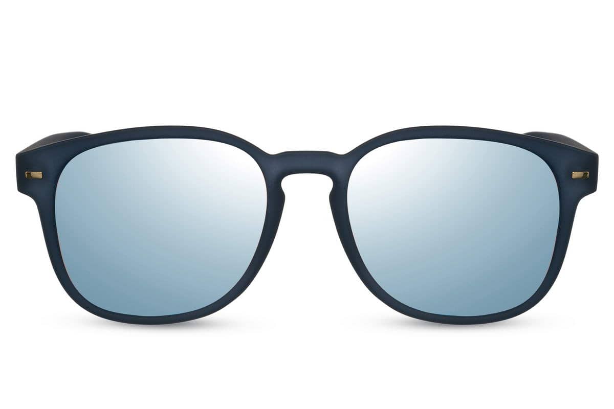 Γυαλιά ηλίου unisex με μπλε καθρέφτη και μπλε σκελετό 2779